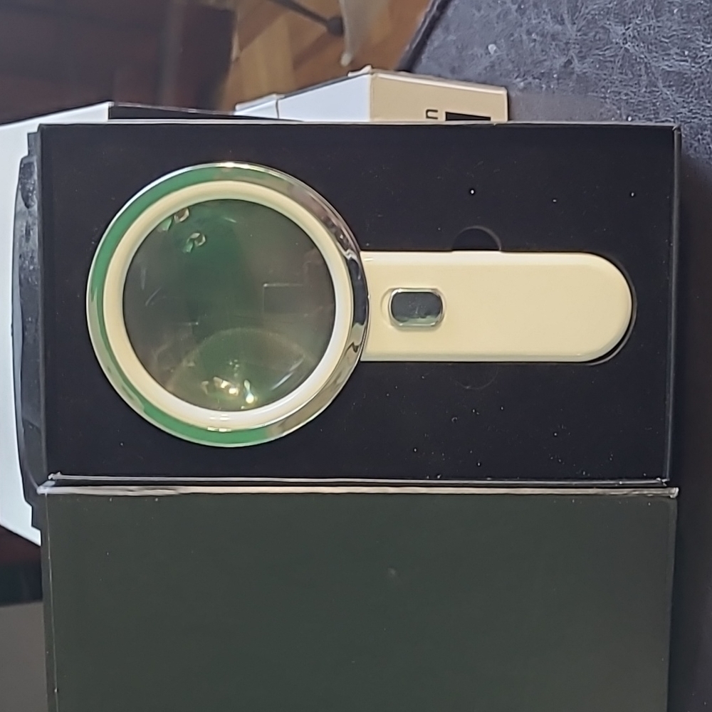 Magnifier glass.